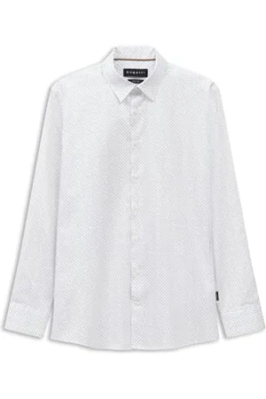 Bugatti Męska koszula Under-Button-Down długi rękaw Modern Fit, , 3XL