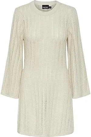 Pieces® Bestseller A/S Damska sukienka Pcjesca Ls O-Neck Knit Dress Bc, , XS