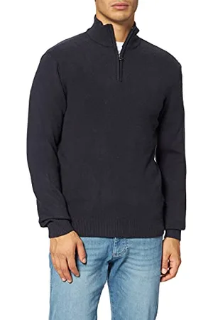 Casual Friday Karlo męski sweter z zamkiem błyskawicznym, , M