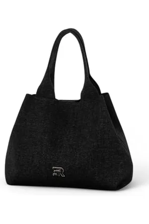 Ermanno Firenze Lurex torba unisex dla dorosłych, czarna