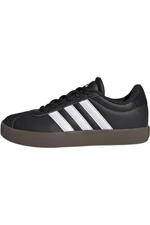 adidas Uniseks - dzieci VL COURT 3.0 SHOES KIDS, Core Black/Cloud White/Gum, 37 1/3 EU