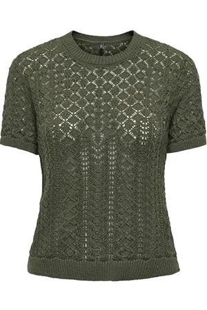 ONLY ONLSAGA Life SS O-Neck CC KNT, , XL