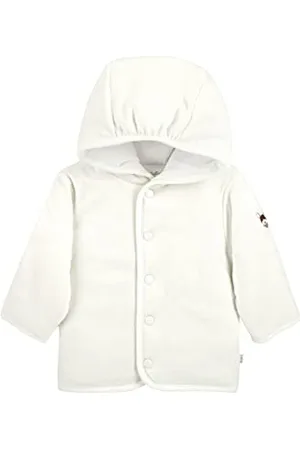 Sterntaler Unisex dziecięca kurtka z kapturem Nicki Esel Emmi kurtka dziecięca, ecru, 50, , 50