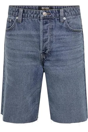 Only & Sons Onsfive Baggy Lb 9893 Pim DNM szorty Vd2, , S