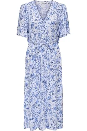 ONLY Onlhalia Life S/S Midi Dress WVN Noos, , M