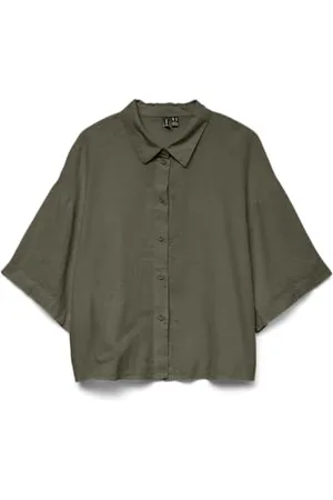 VERO MODA Vmlinn 2/4 koszulka z krótkim rękawem WVN Noos, , S