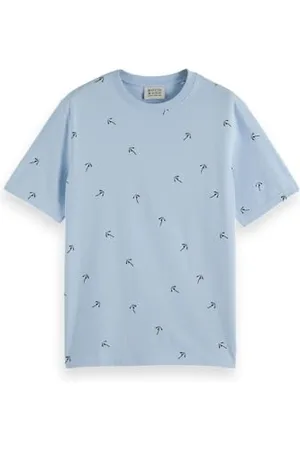 Scotch&Soda Regular Fit Micro Aop T-Shirt, , XXL