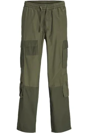 JACK & JONES Męskie spodnie cargo Jpstkarl Jjalfie Ripstop Cargo Trend Ln, , S