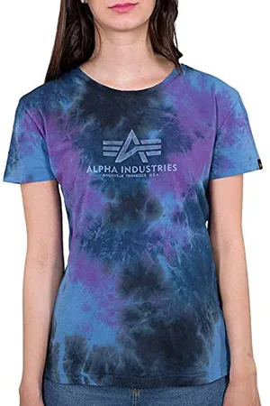 Alpha Industries Basic T Batik T-Shirt dla kobiet Galaxy