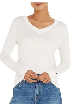 Tommy Hilfiger Damski sweter CO Jersey Stitch V-NK, , XS, , XS
