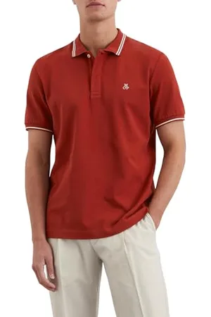 Marc O’ Polo Marc OPolo męska koszulka polo z krótkim rękawem z bawełny organicznej Regular Fit, , M