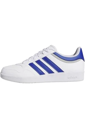 adidas Uniseks HOOPS 4.0 SHOES, Cloud White/Royal Blue/Grey Two, 44 EU