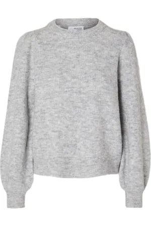 SELECTED SLFLULU LS Knit Rib O-Neck NOOS, , L
