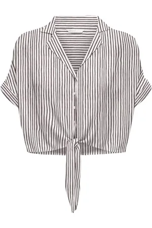 ONLY Onlpaula Life S/S Tie Shirt WVN Noos, , XL
