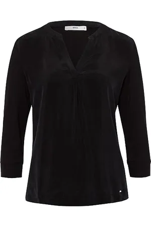 Brax Damska koszula w stylu Clarissa Cupro Hybrid, , 36