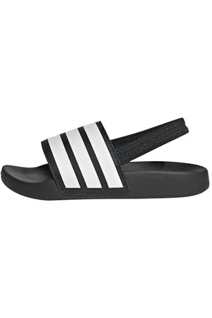 adidas Uniseks - dzieci ADILETTE ESTRAP SLIDES CHILDREN, Core Black/Cloud White/Core Black, 32 EU