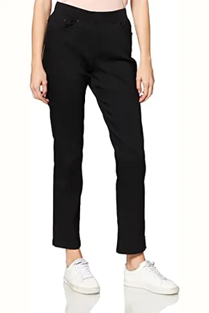 Brax By Brax Damskie spodnie jeansowe slim 10-6220, Pamina, rozm. W42/L32 (rozmiar producenta: 52 Normalny), czarne (Black 2), , 42W / 32L