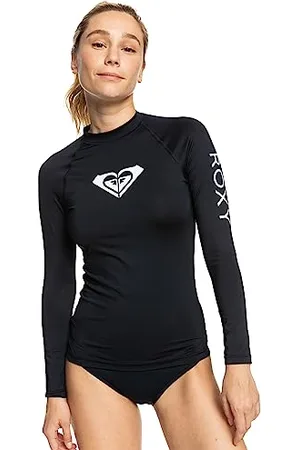 Roxy Damska koszulka z długim rękawem UPF 50 Rashguard Rashguard Rash Guard, , duża
