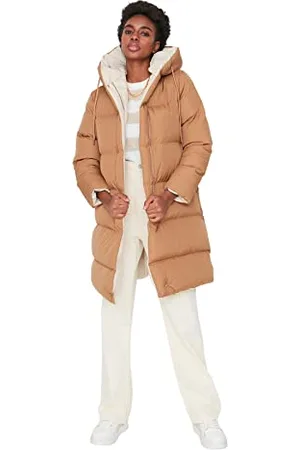 Trendyol Kurtka zimowa - Khaki - Puffer, , M