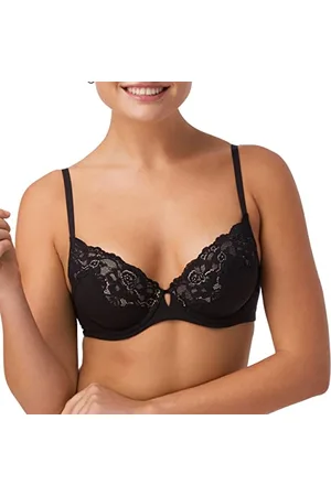 Maidenform Damski komfortowy biustonosz Devotion Your Lift Dm1195, czarny W/wieczorny róż, 40B
