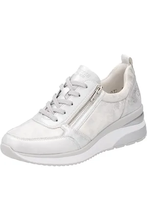 Remonte Damskie buty sportowe D2401 Low, srebrne, 40 EU, , 40 EU