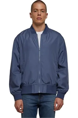 Urban classics Kurtka męska z recyklingu bomber Jacket vintage niebieski XXL, , XXL