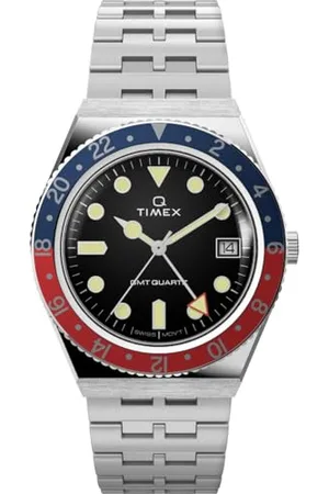 Timex Męski analogowy zegarek kwarcowy z paskiem ze stali nierdzewnej TW2V38000, , TW2V38000-AMZUK