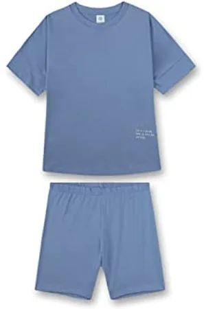 Sanetta Dziewczęcy 245409 komplet piżamowy, niebieski (French Blue), 128, , 128 cm