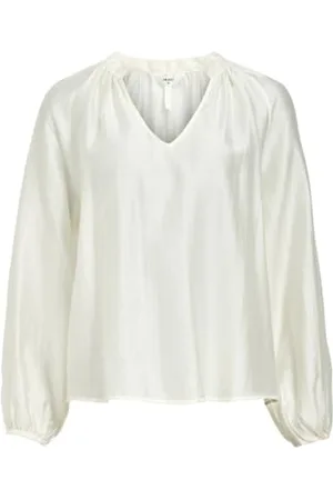 Object Objheidi L/S Lo V-Neck Top Noos, , 38