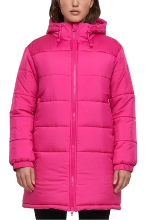 Urban classics Damska kurtka z kapturem, mieszana kurtka puffer coat 5XL, , 5XL