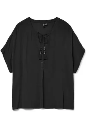 VERO MODA Vmbente Ss Wide Top WVN Ga damski top, , XS
