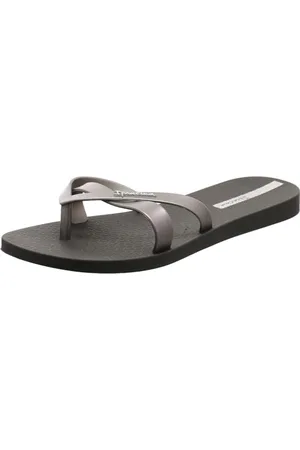 Ipanema Damskie klapki Kirei FEM, czarne/srebrne, 40 EU, , 40 EU