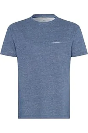 Brax Męski styl Timmy Linen Cotton kieszeń na piersi T-Shirt, , XXL