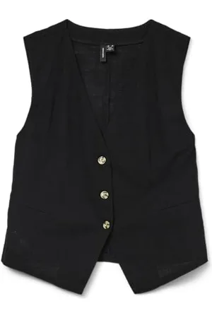VERO MODA Vmcaia Sl Vest WVN Noos, , L