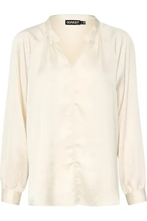 Soaked in Luxury In Luxury Slioana Bluzka Ls Regular Fit z długim rękawem Damska, , XL