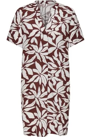 ONLY Onlsusi Life SS V-Neck Tunic Dress Wnn, , M