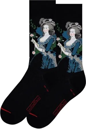 MuseARTa Skarpety z bawełny z obrazem Queen Marie Antoinette of France artystki Élisabeth Vigée-Lebrun w rozmiarze 40-46, EV-MA-06-40-46, , 40-46