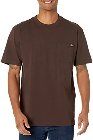 Dickies Koszulka męska z krótkim rękawem, wytrzymała, z okrągłym dekoltem, w kolorze czekoladowym (Chocolate), rozmiar 3XL, duży, wysoki, US
