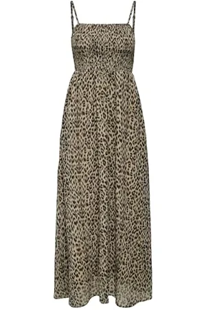 ONLY Onlena Vikki Life Strap ANK Dress Wvn, Czarny, L Kobiety, , L