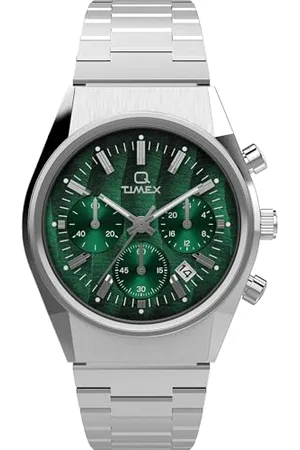 Timex Męski zegarek kwarcowy z chronografem z paskiem ze stali nierdzewnej TW2W33600, , bransoletka