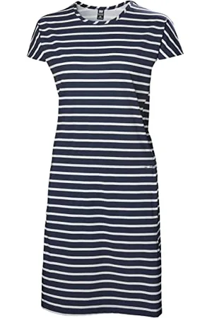 Helly Hansen Damska letnia sukienka W Thalia 2.0, granatowa w paski, L, , L