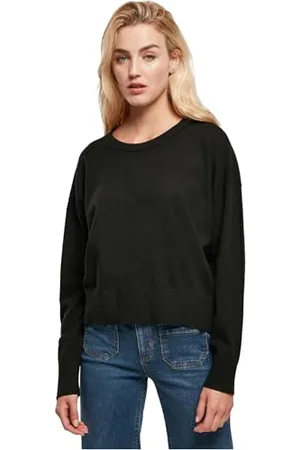 Urban classics Damska bluza EcoVero Oversized Basic, czarny, XXL