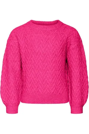 VERO MODA Bestseller A/S Damski sweter Vmella Ls O-Neck Ga Girl Noos, , 46-48