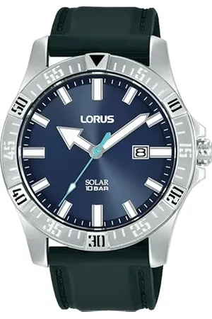 Lorus Męski analogowy zegarek kwarcowy z silikonową bransoletką RX383AX9