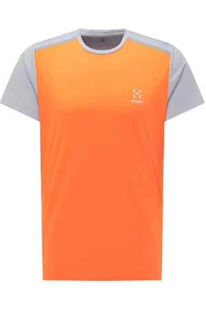 Haglöfs 605226_4QY L.I.M Tech Tee Męska koszulka płomień pomarańczowy/beton, rozmiar S, płomień pomarańczowy/beton, S