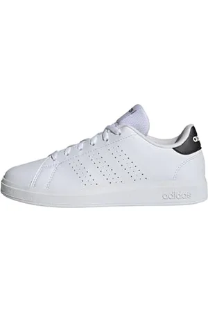 adidas Uniseks - dzieci ADVANTAGE BASE 2.0 SHOES JUNIOR, Cloud White/Cloud White/Core Black, 39 1/3 EU