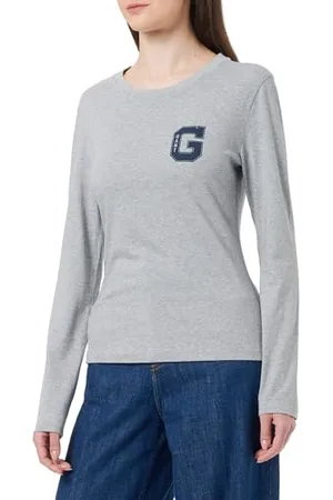 GANT REG G LS C-Neck T-shirt, , XS