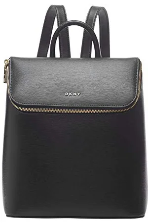 DKNY Womens Bryant Tz Backpack, Black/Gold, One Size US