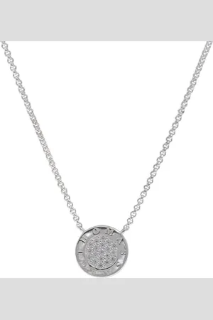 Thomas Sabo SCKE150148 Naszyjnik Damski, Biżuteria Damska, Łańcuszek z Wisiorkiem ze Srebra Próby 925, Biała Cyrkonia o Szlifie Brylantowym 45 cm