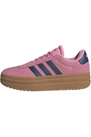 adidas Kobiety VL COURT BOLD SHOES, Bliss Pink/Dark Blue/Gold Metallic, 39 1/3 EU